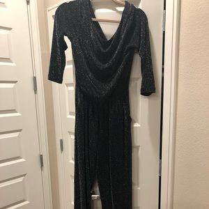 Sparkly holiday jumpsuit